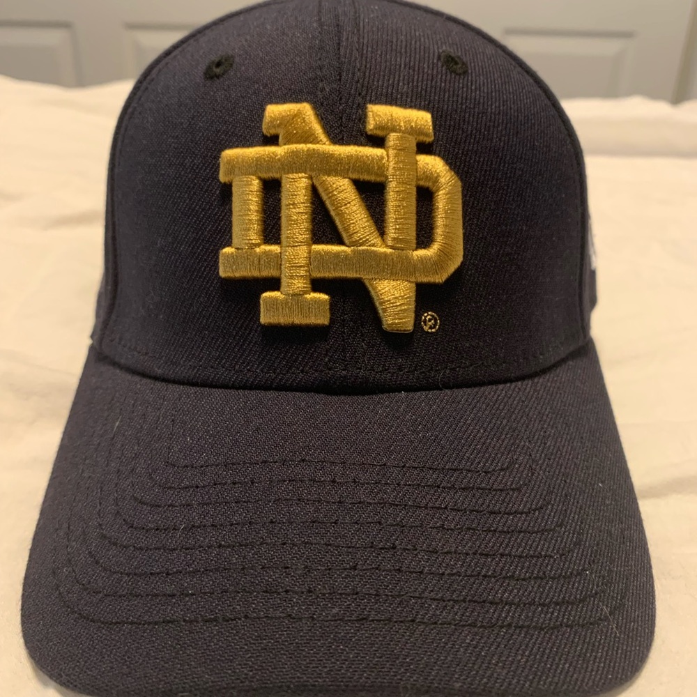 Notre Dame Fighting Irish ☘️.   Navy Blue Cap with Gold ND Logo